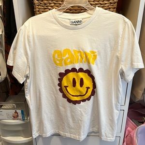 Ganni Smiley T-Shirt